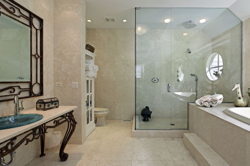 Luxury Shower with Glass Doors